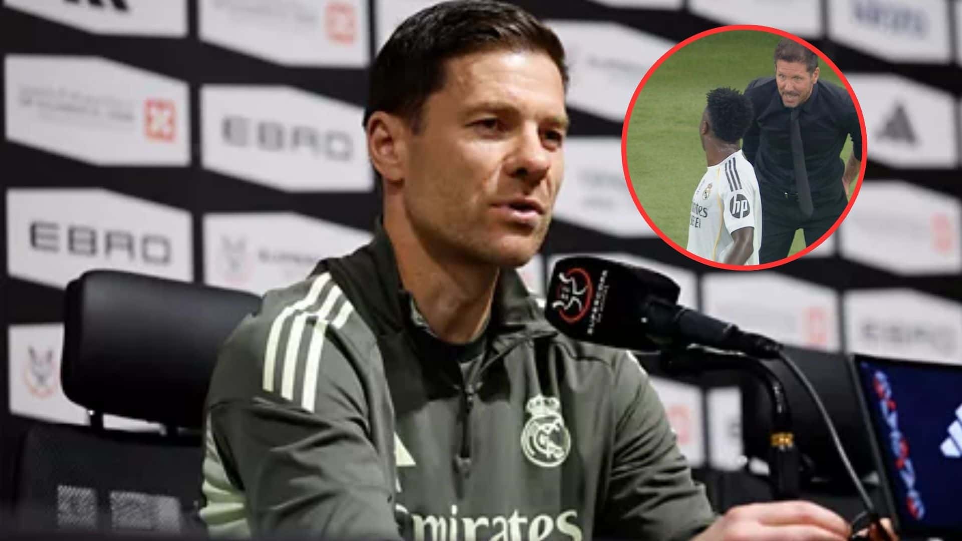 Xabi Alonso spoke about the fight between Vinicius Jr and 'Cholo' Simeone - Real Madrid