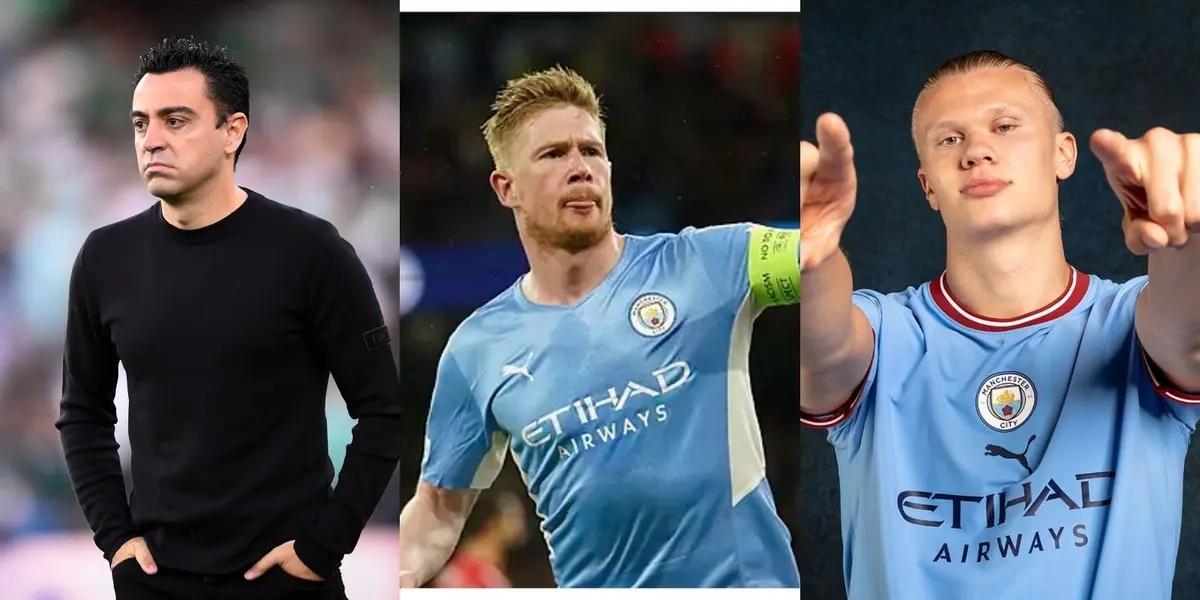 Xavi chooses the best Manchester City player and it's not Haaland or Bruyne