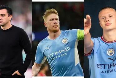 Xavi chooses the best Manchester City player and it's not Haaland or Bruyne