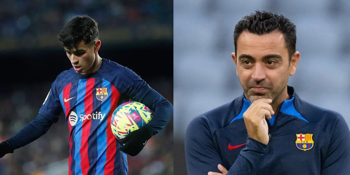 Xavi Hernández decided not to give the footballer minutes.