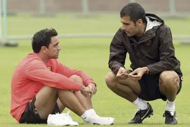 Xavi Hernández had his sword beam on the substitute bench. Pep Guardiola, had his engine on the field of play. Together, they won everything and were at the top in history.