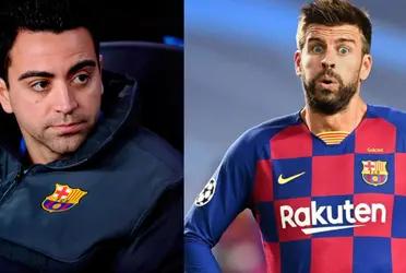 Xavi Hernandez had a talk with his team after losing to Bayern Munich.