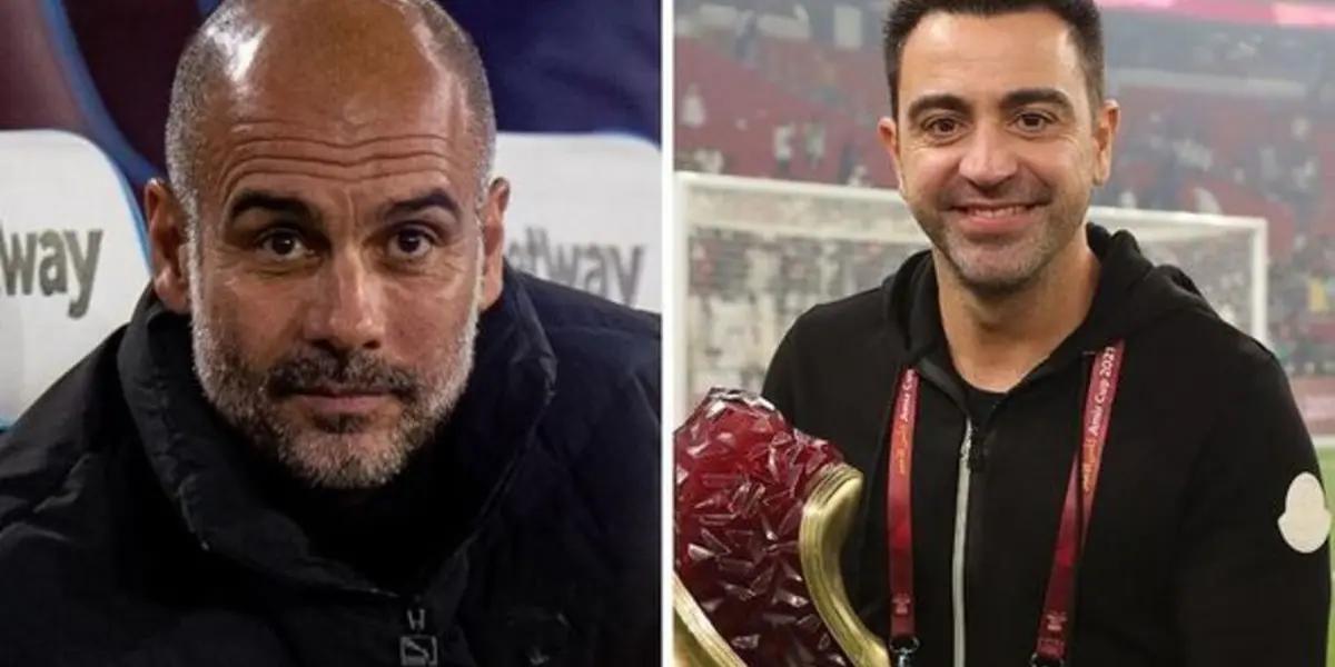Xavi Hernandez is expected to take over Barcelona next month, see how his former manager Pep Guardiola and Madrid boss reacted.