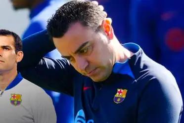 Xavi Hernandez is not happy with his team's performance.