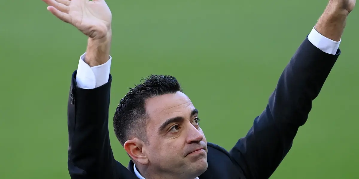 Xavi Hernandez was finally unveiled today as Barcelona boss and has already made his first mistake.