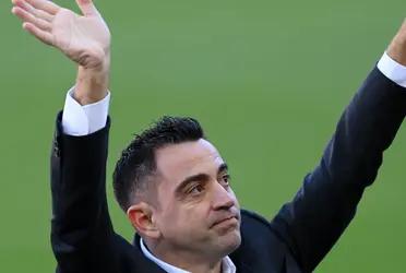 Xavi Hernandez was finally unveiled today as Barcelona boss and has already made his first mistake.