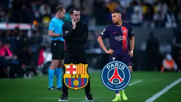 Xavi Hernandez worried for his team while Mbappé relaxes with PSG.