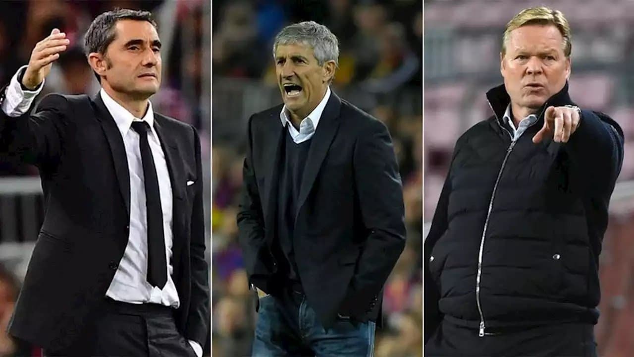 Xavi is the fourth Barcelona coach in two years, who are the other four and how much has it cost Barcelona to sack them.