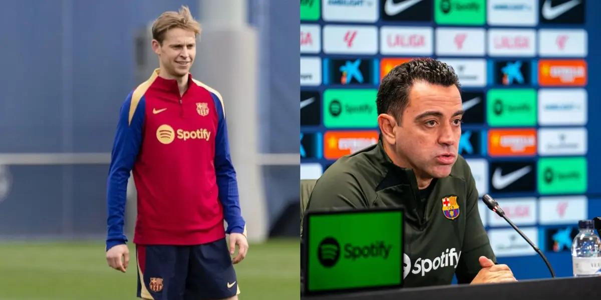 Xavi suggest FC Barcelona to keep this player for next season; didn't mention Frenkie De Jong.