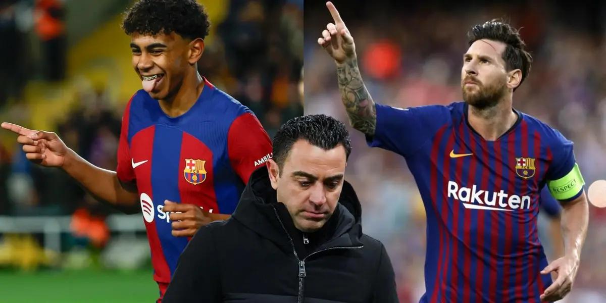 Xavi talks about the comparisons between Lamine Yamal and Lionel Messi.