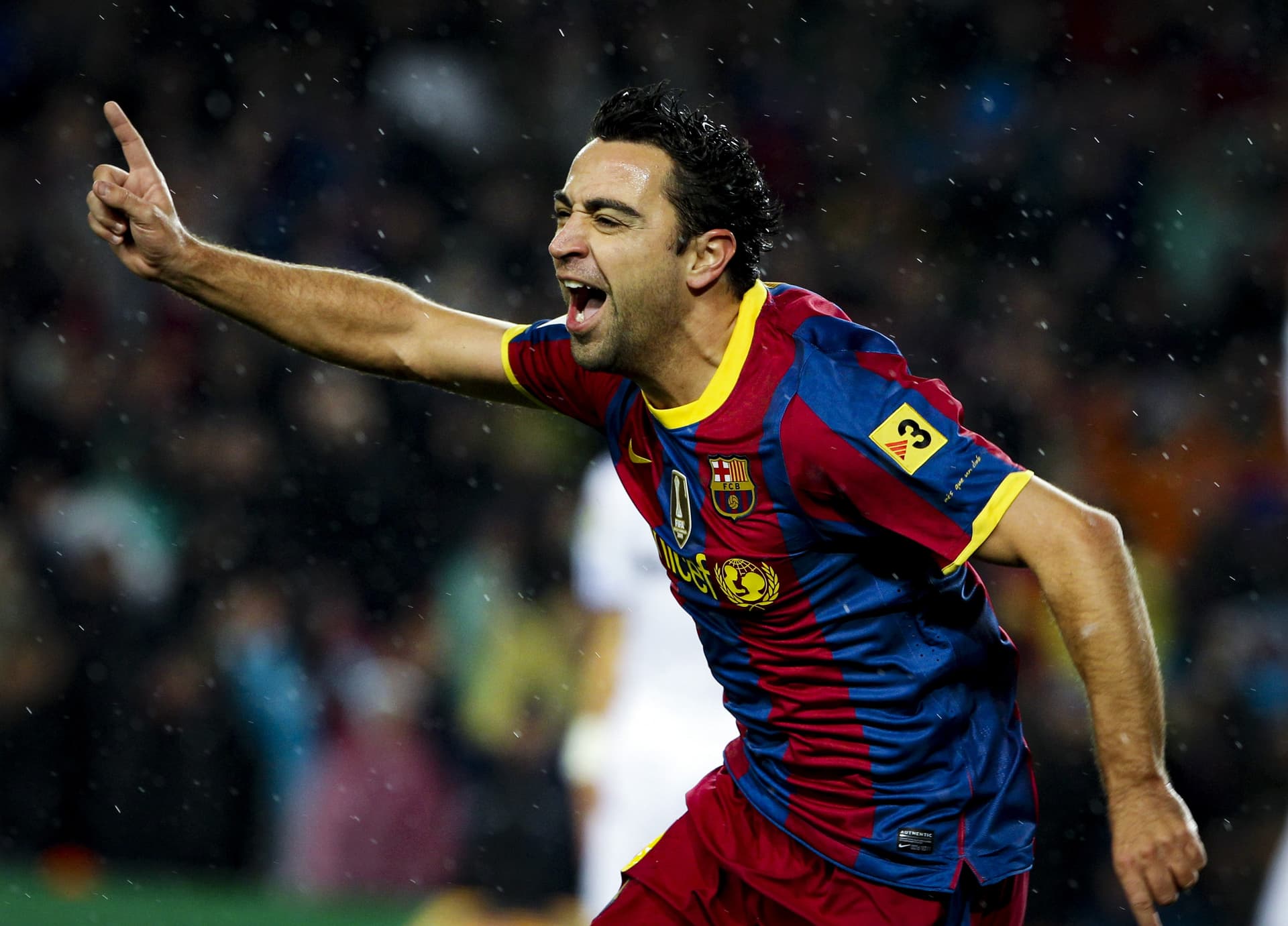 Xavi will take charge of his first game as Barcelona manager against Espanyol tomorrow, a derby. What were his numbers as a player?