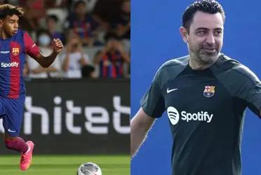 Xavi's message to Lamine Yamal after his match against Cadiz
