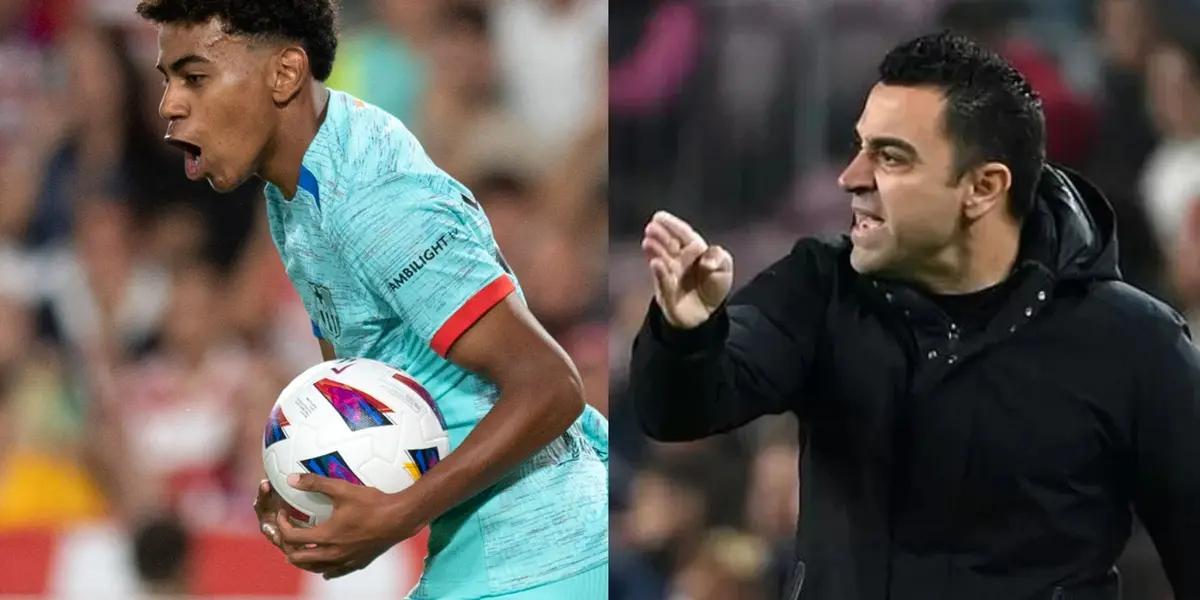 Xavi's praise for Lamine Yamal after being the youngest scorer in the club's history