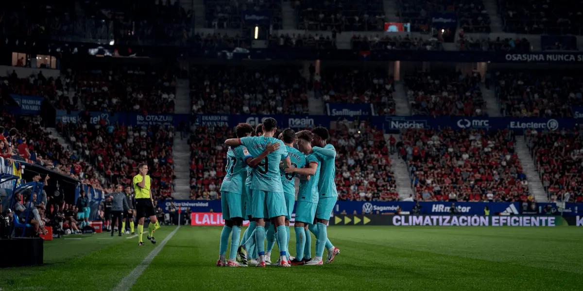 Xavi's team won a very intense game in the last minutes of the match.