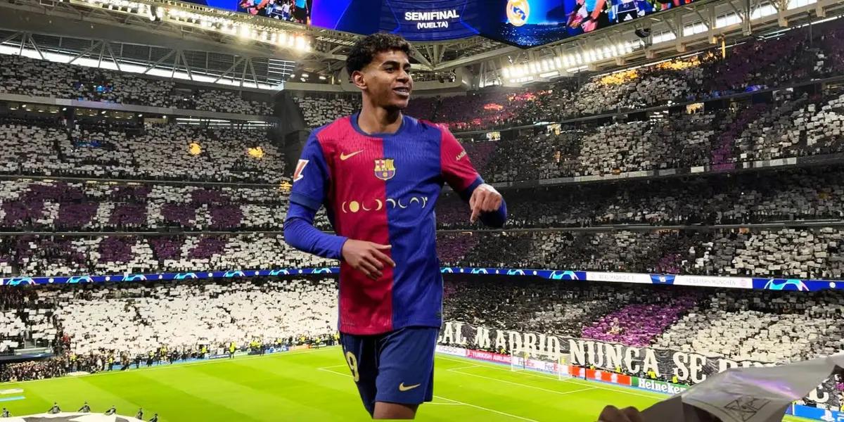 Yamal en el Bernabéu/FOTO: wikipedia