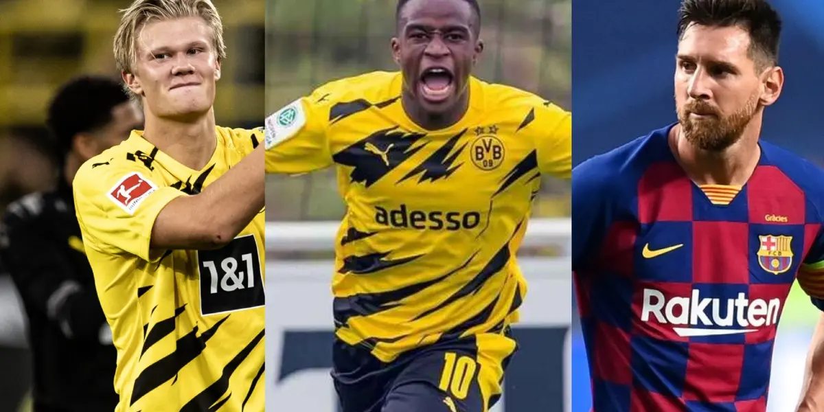 Youssoufa Moukoko was the youngest player to make his Champions League debut and Erling Haaland surrendered at his feet and compared him to Lionel Messi and Cristiano Ronaldo.