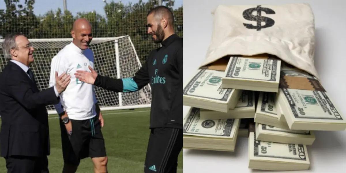 Zidane has Benzema as one of the fixed ones although he is not in a good present and it is for an obscure reason that he comes from the presidency of Florentino Perez.