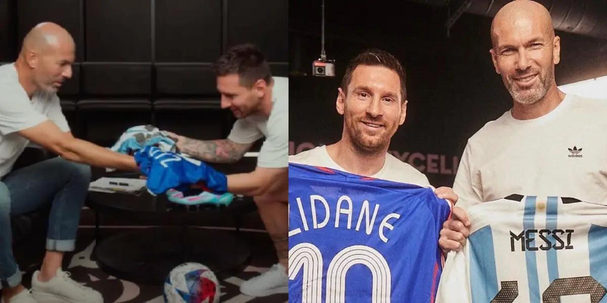 Zinedine Zidane managed to interview Messi, and he revealed this secret to Lionel.