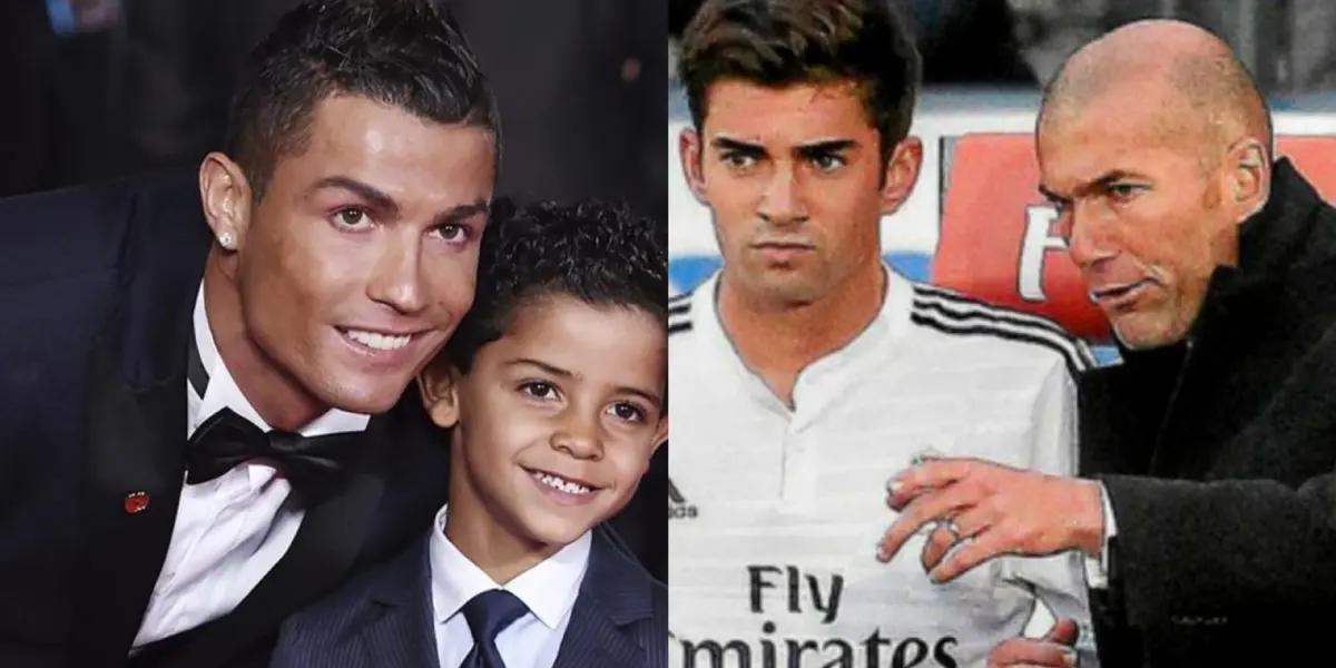 Zinedine Zidane or Rivaldo some of the most important players that their children continued with their legacy and will try to imitate them.