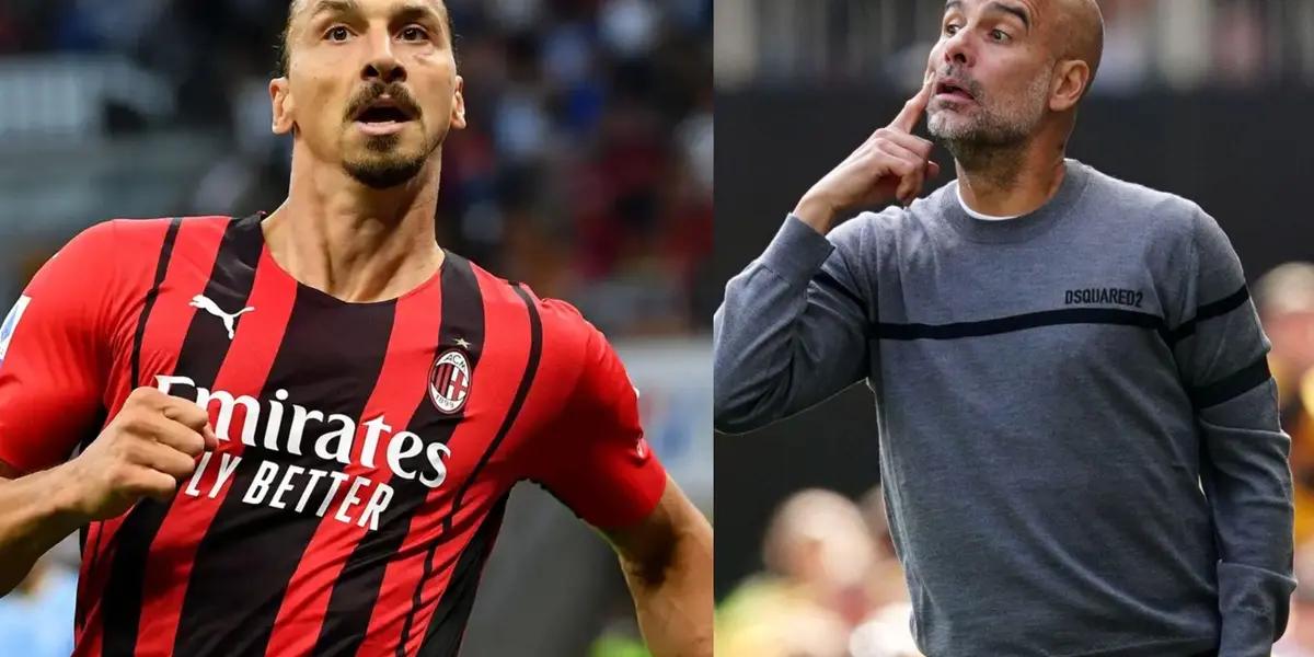 Zlatan Ibrahimovic lashed out at Pep Guardiola a few days ago, and this was the response