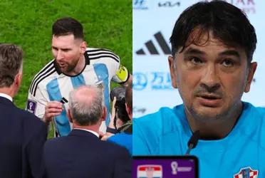 Zlatko Dalic referred to how Lionel Messi can tilt the semifinal in favor of the Albiceleste