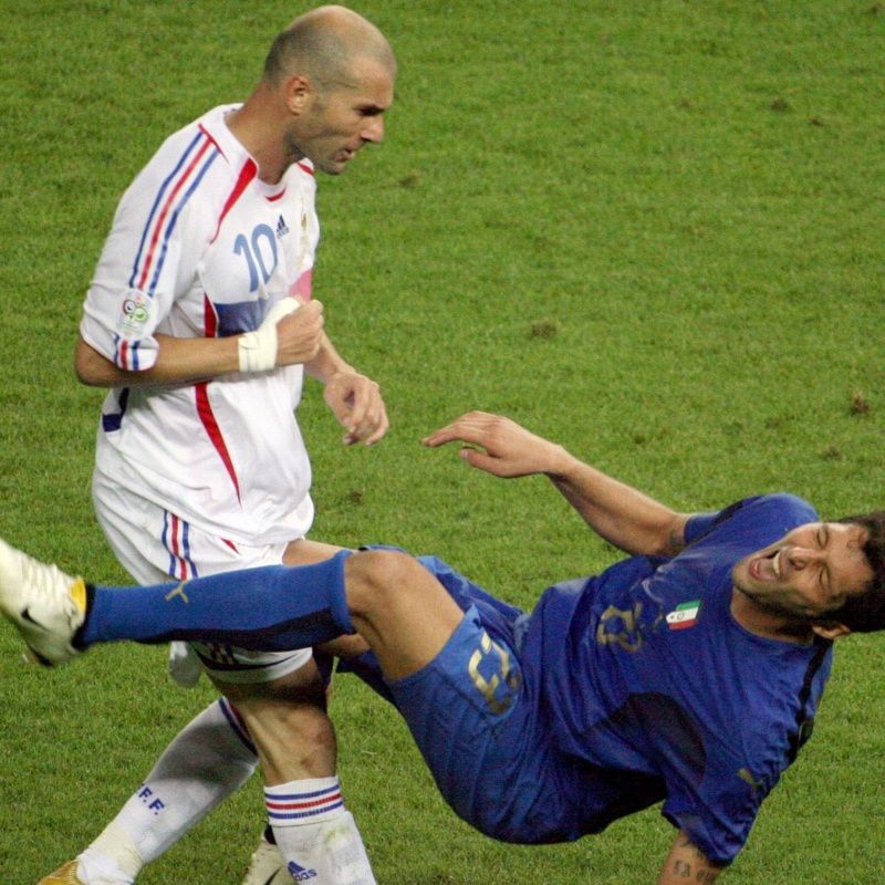Zidane headbutt Marco Materazzi