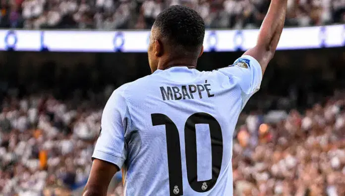 Mbappé No 10. Photo. Studiofutbol