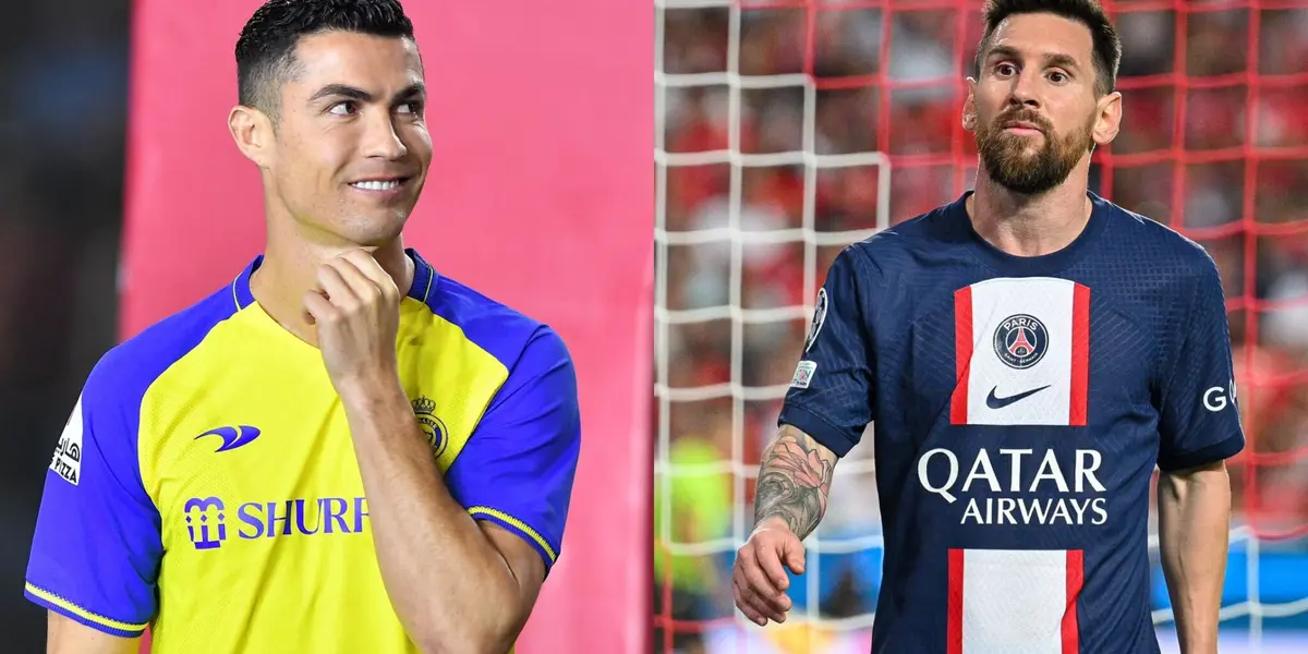 The humiliating lesson of humility of Messi to Cristiano Ronaldo in ...